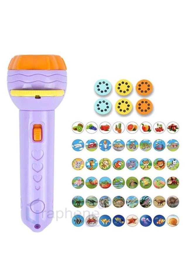 Graphene Bedtime Fun Kids Slide Projector Torch, Premium ABS Materials, Easy-to-Use Interchangeable Slides, Versatile Flashlight for Nighttime Safety, The Perfect Sleep Companion for Children - Image 1